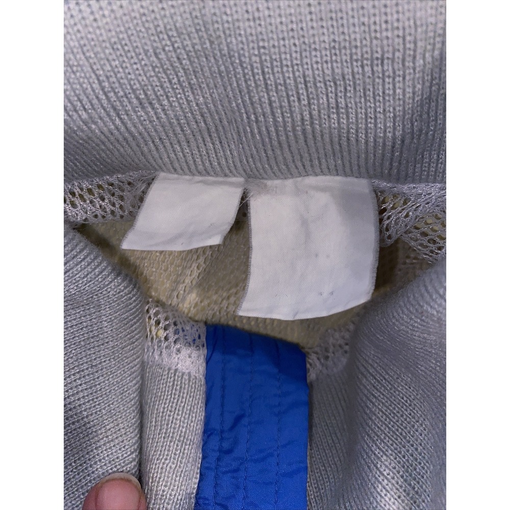 Vintage Men's Light Blue Gray Zip Up Athletic Jacket Size XL‎ - Picture 5 of 8